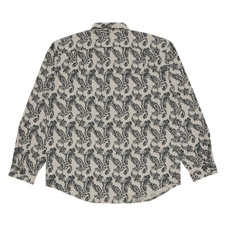 Supreme Paisley Flannel Shirt White