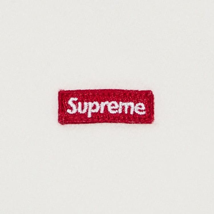 Supreme Small Box Shirt White Denim
