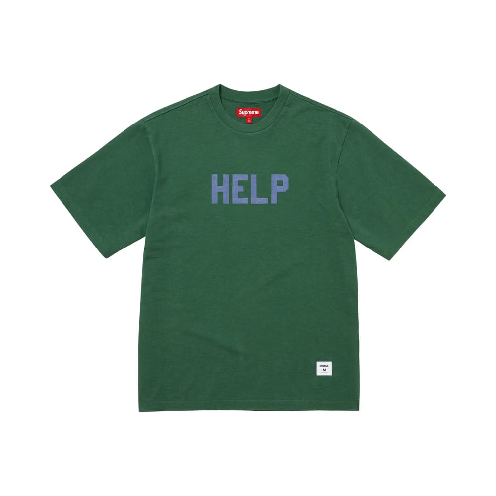 Supreme Help Shorts-Sleeve Top Dark Green