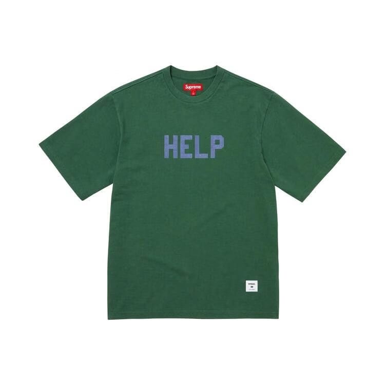 Supreme Help Shorts-Sleeve Top Dark Green