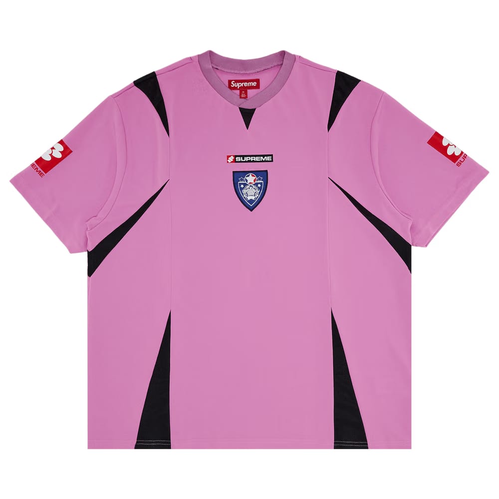 Supreme Crest Soccer Jersey Pink
