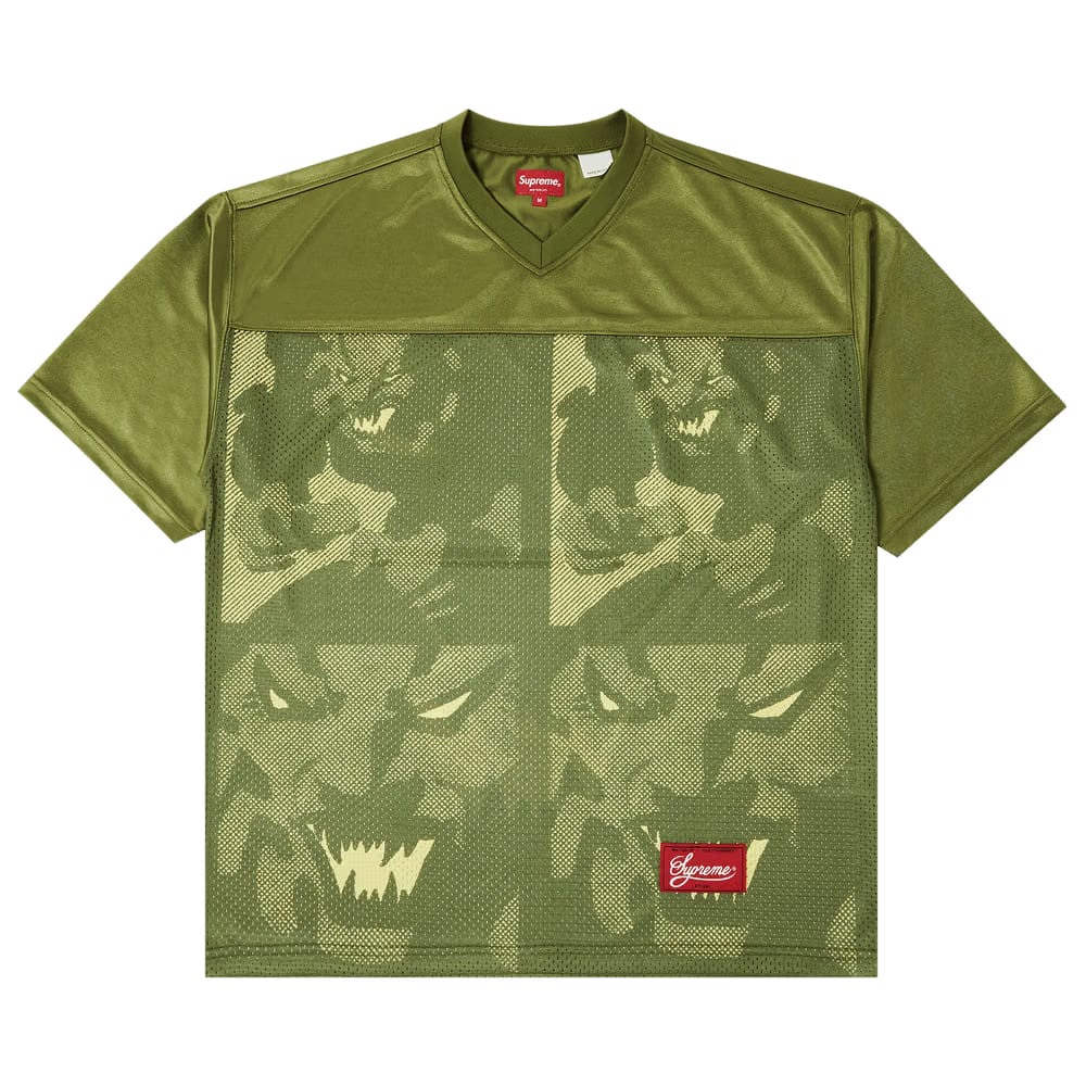 Supreme Ronin Football Jersey Olive
