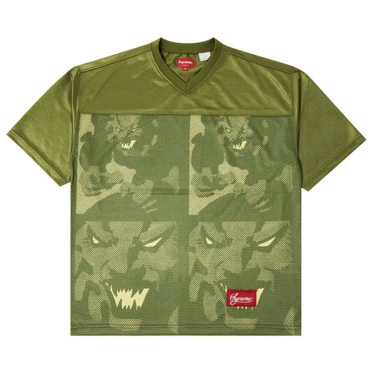 Supreme Ronin Football Jersey Olive