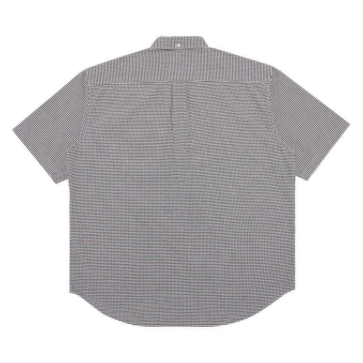 Supreme Loose Fit Shorts-Sleeve Oxford Shirt Gingham