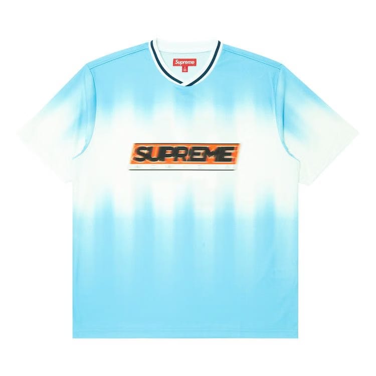 Supreme Blur Soccer Jersey Blue