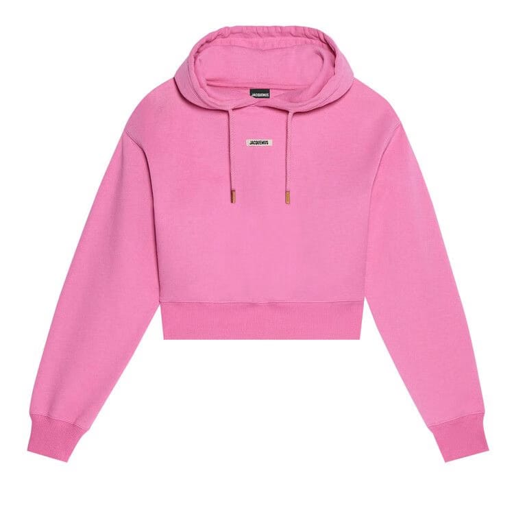 Jacquemus Le Hoodie Gros Grain Pink