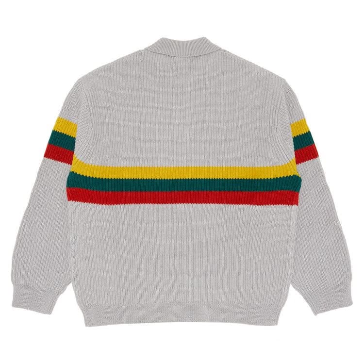 Supreme Small Box Polo Sweater Grey