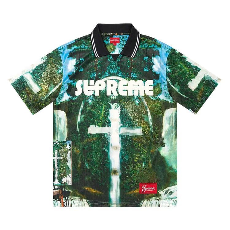 Supreme x Tadanori Yokoo Soccer Jersey Green