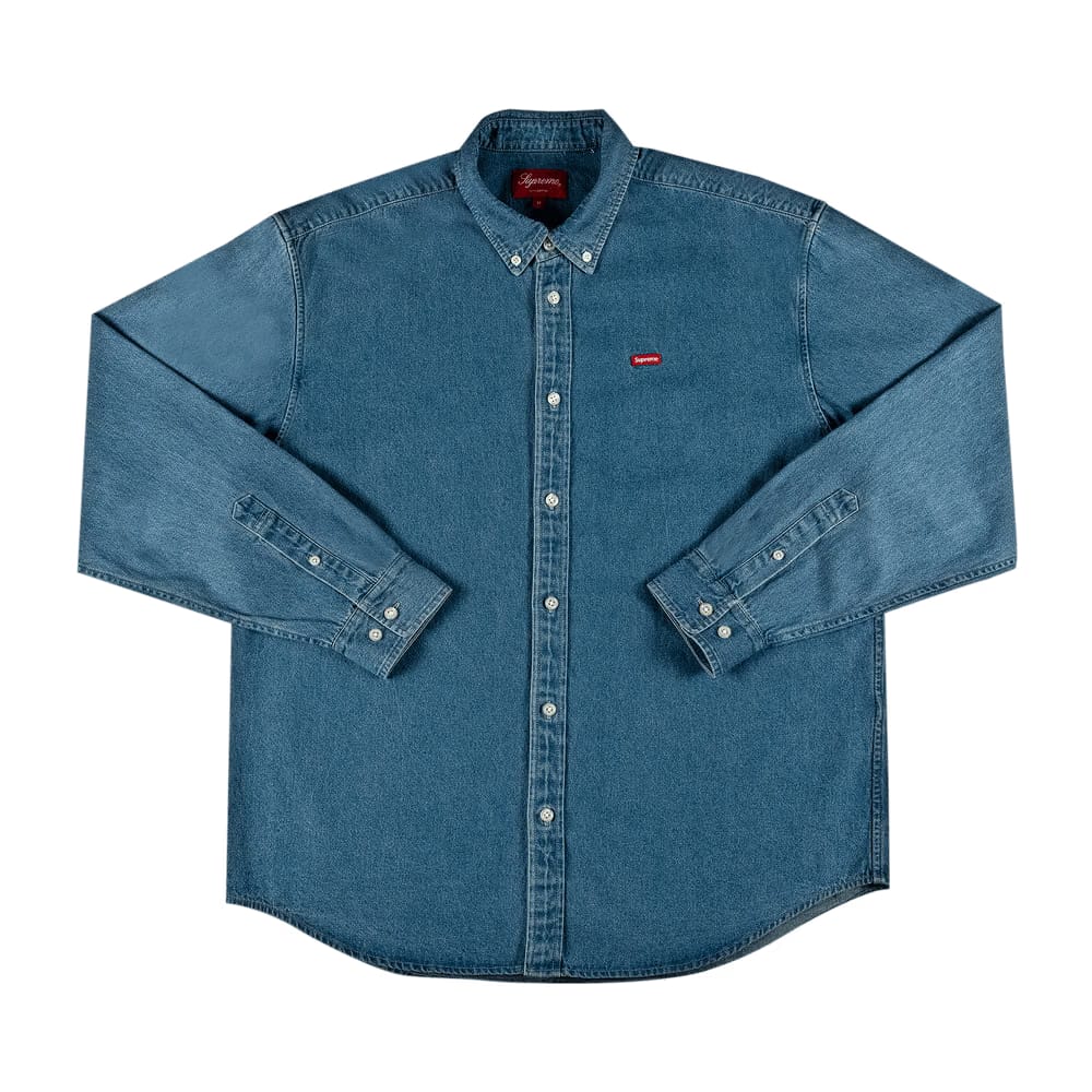 Supreme Small Box Twill Shirt Denim
