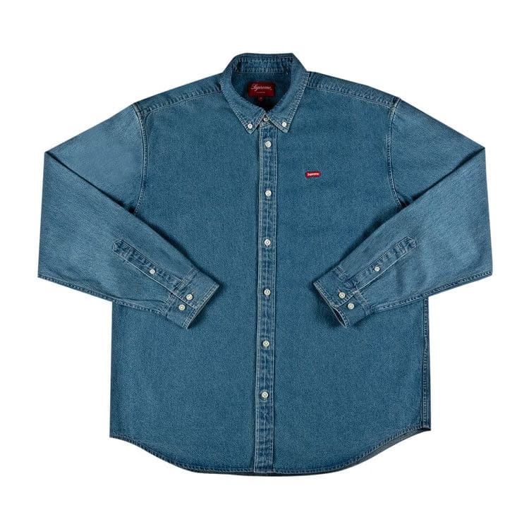 Supreme Small Box Twill Shirt Denim