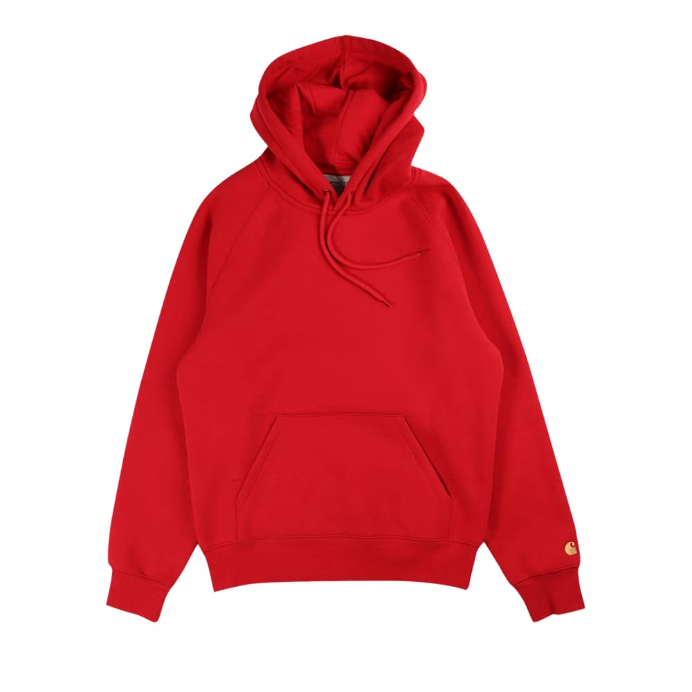 Carhartt WIP Hooded Chase Sweatshirt Red