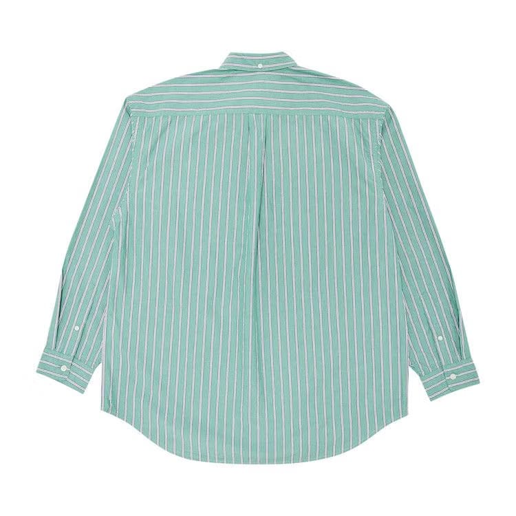 Supreme Loose Fit Stripe Shirt Green