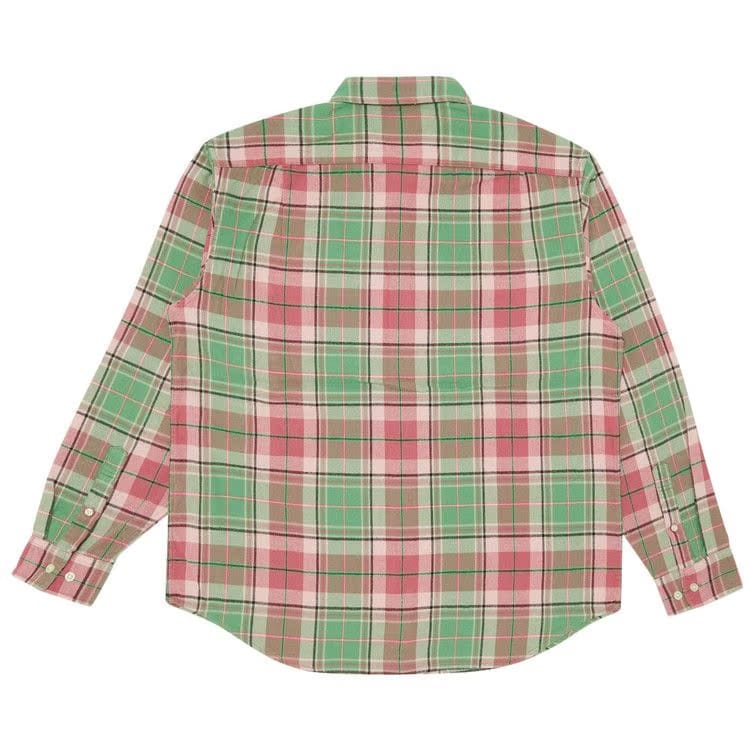 Supreme Plaid Flannel Shirt Pink