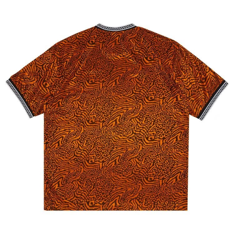 Supreme x Umbro Jacquard Animal Print Soccer Jersey Orange