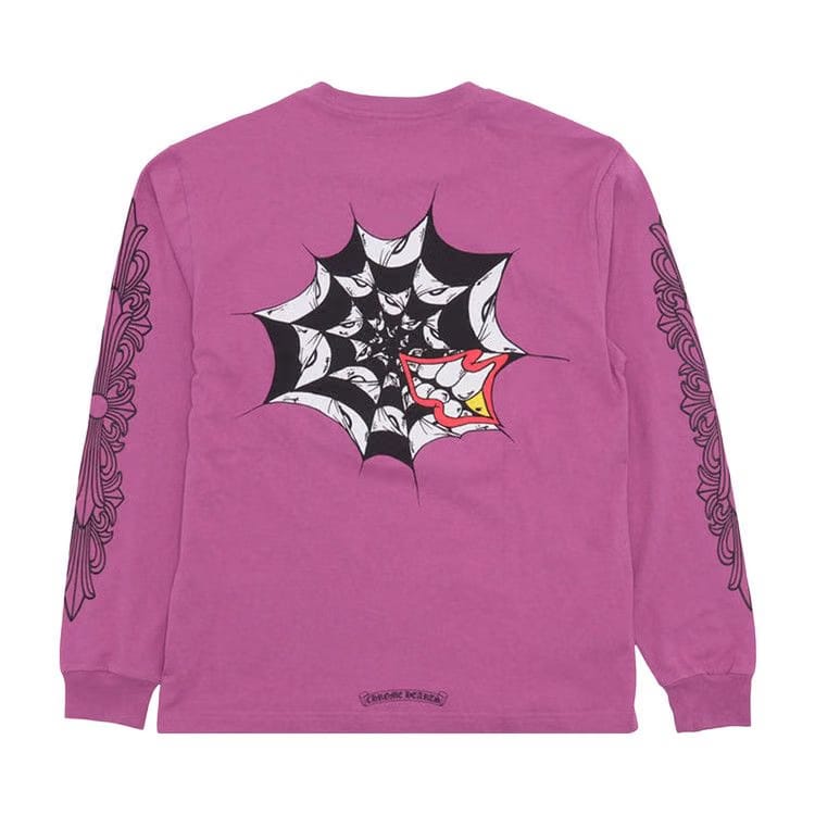 Chrome Hearts x Matty Boy Spider Long-Sleeve Purple