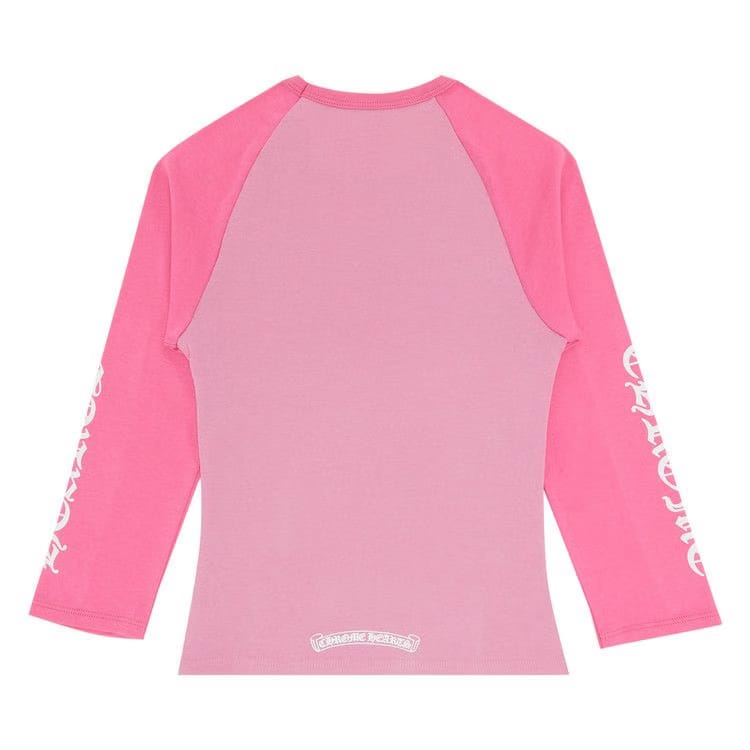 Chrome Hearts Dagger Long-Sleeve T-Shirt Pink
