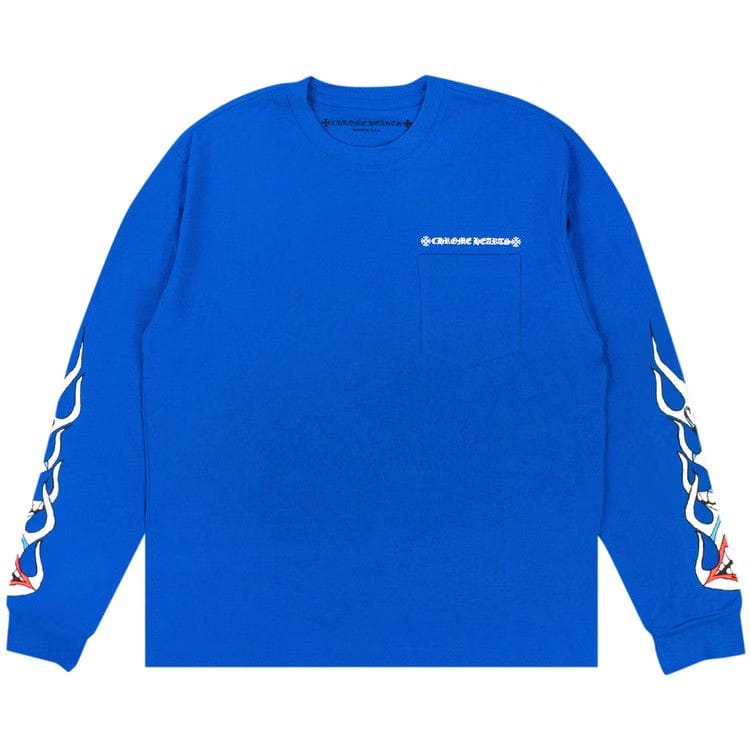 Chrome Hearts x Matty Boy Space Long-Sleeve T-Shirt Blue