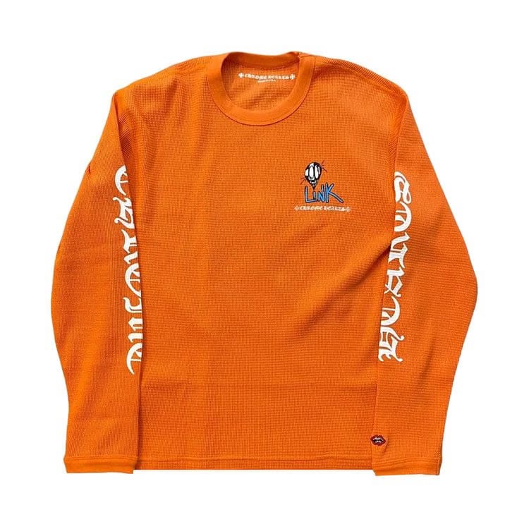 Chrome Hearts x Matty Boy Link Long-Sleeve Thermal Orange