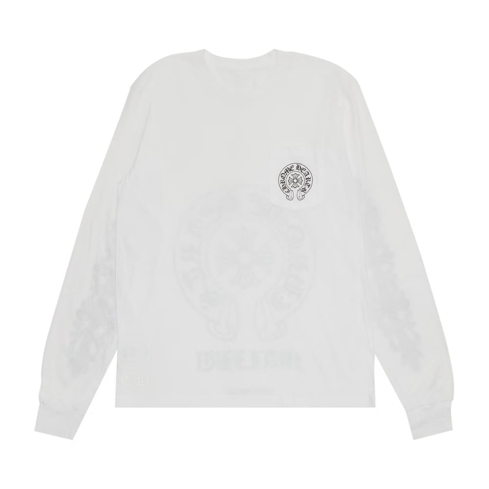 Chrome Hearts Malibu Exclusive Long-Sleeve T-Shirt White