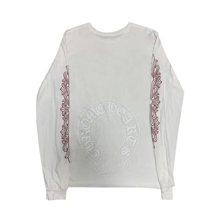 Chrome Hearts Floral Long-Sleeve White