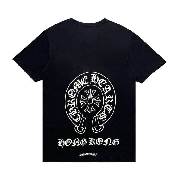 Chrome Hearts Hong Kong Horseshoe Pocket T-Shirt Black