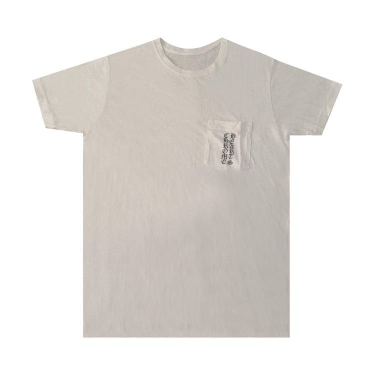 Chrome Hearts Vertical Logo Pocket T-Shirt White