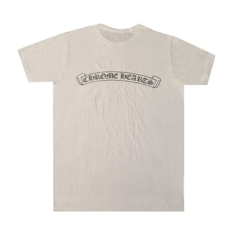 Chrome Hearts Vertical Logo Pocket T-Shirt White
