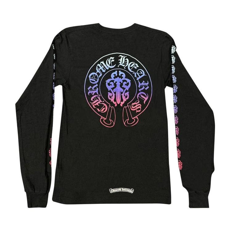 Chrome Hearts Gradient Dagger Pocket Long-Sleeve Black