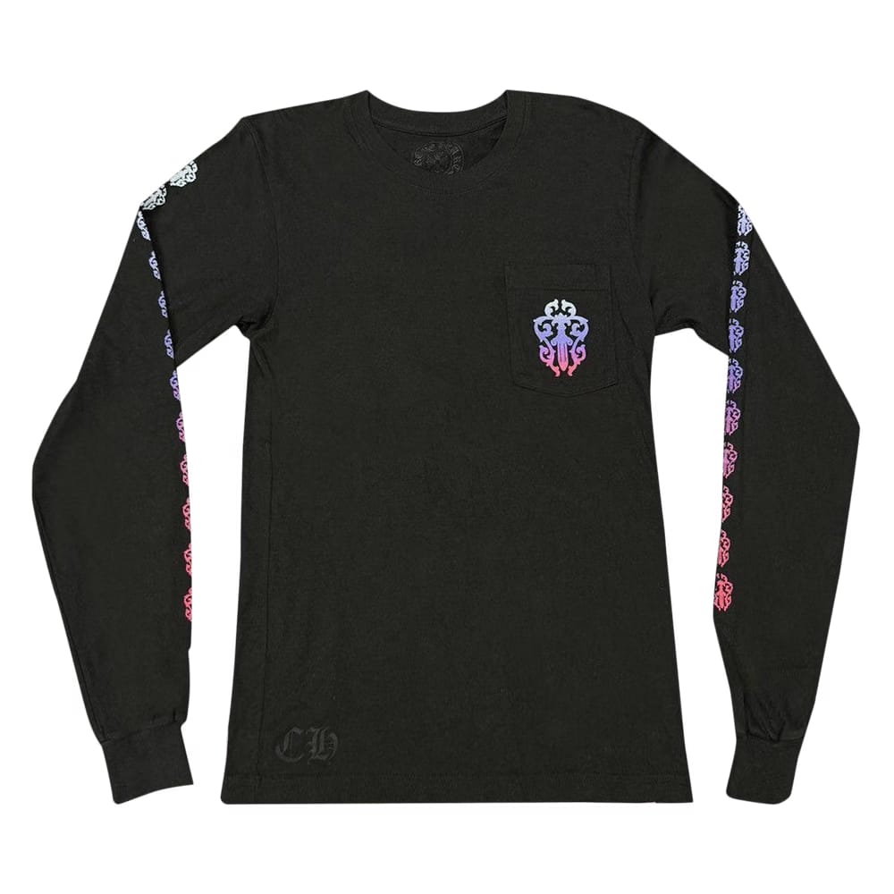Chrome Hearts Gradient Dagger Pocket Long-Sleeve Black
