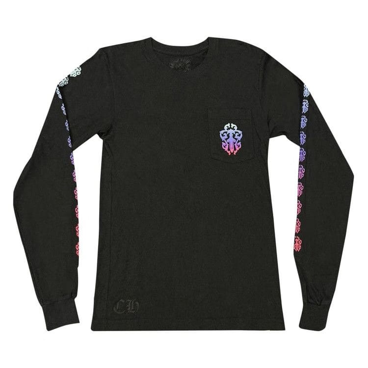 Chrome Hearts Gradient Dagger Pocket Long-Sleeve Black