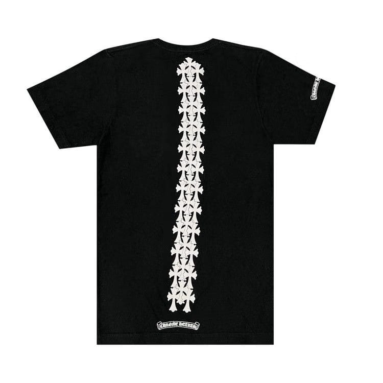 Chrome Hearts Cross Tire Tracks Pocket T-Shirt Black