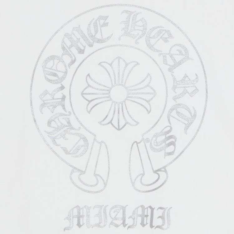 Chrome Hearts Miami Exclusive Chrome Hoodie White/Grey