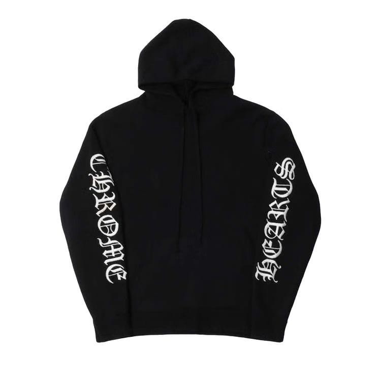 Chrome Hearts Cashmere Zip Up Hoodie Black