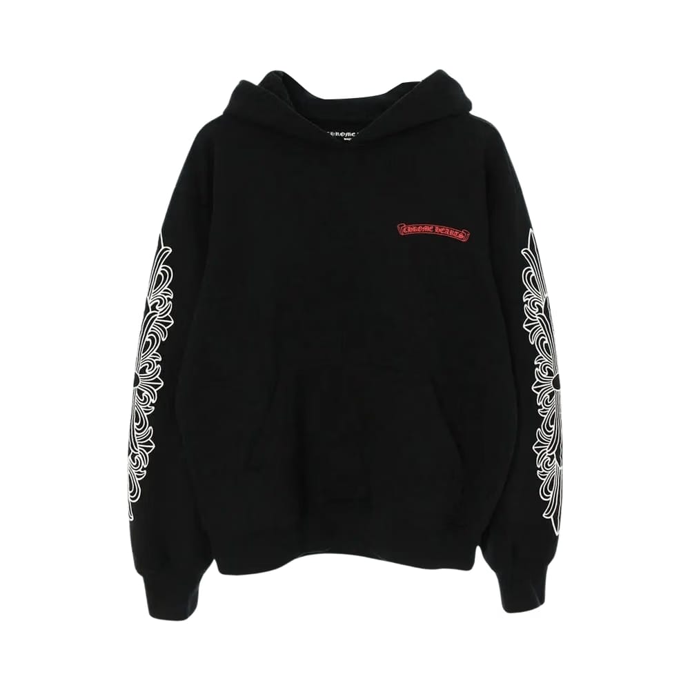 Chrome Hearts x Matty Boy Floral Chomper Hoodie Black