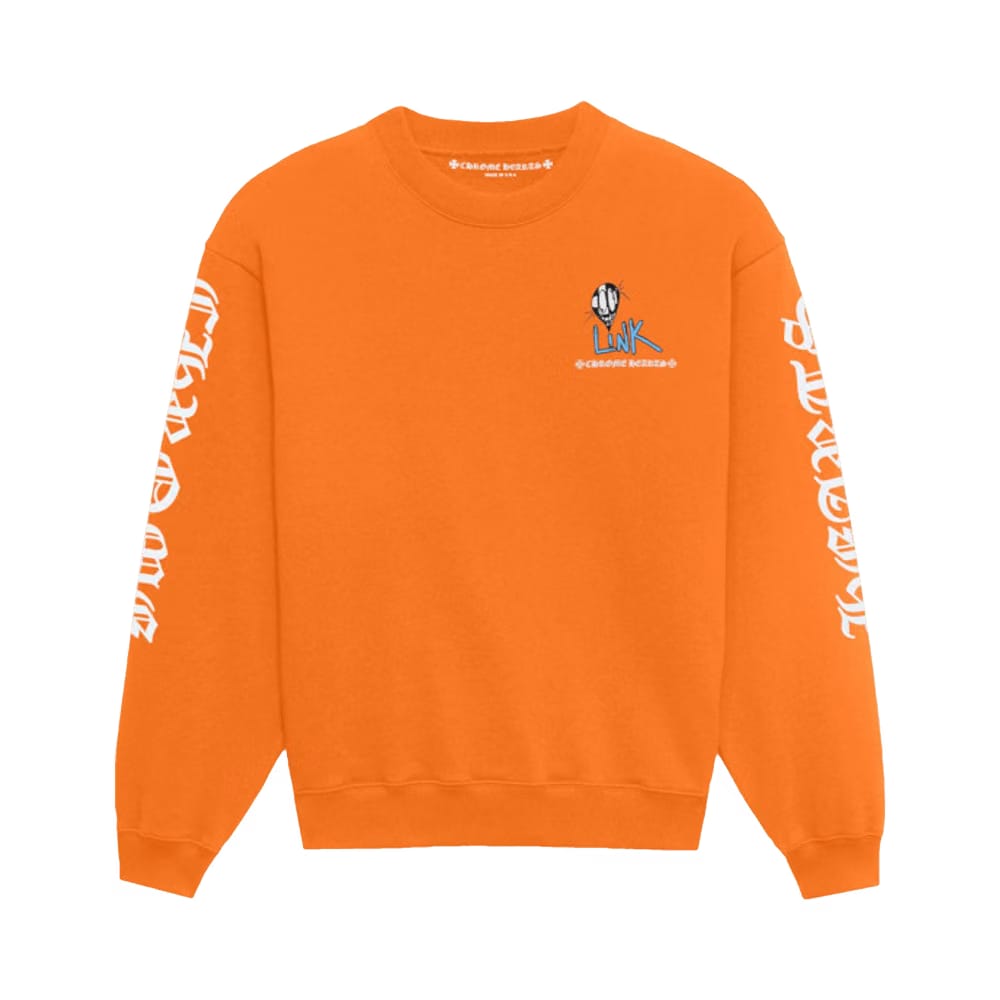 Chrome Hearts x Matty Boy Link & Build Crewneck Orange