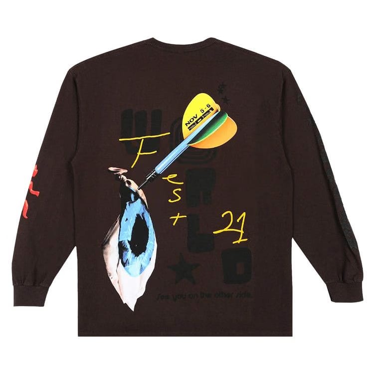 Cactus Jack by Travis Scott Otherside Long-Sleeve Brown