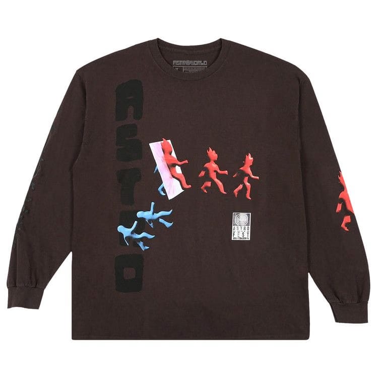 Cactus Jack by Travis Scott Otherside Long-Sleeve Brown