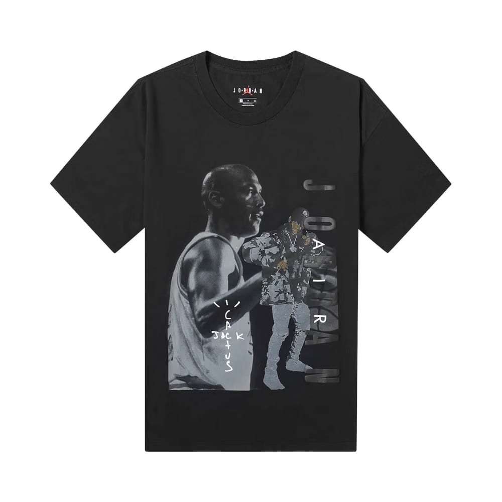 Cactus Jack by Travis Scott x Air Jordan T-Shirt Black