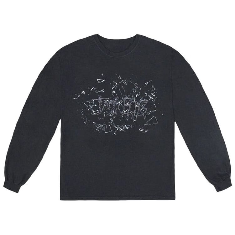 Cactus Jack by Travis Scott JACKBOYS Shatter Long-Sleeve T-Shirt Black