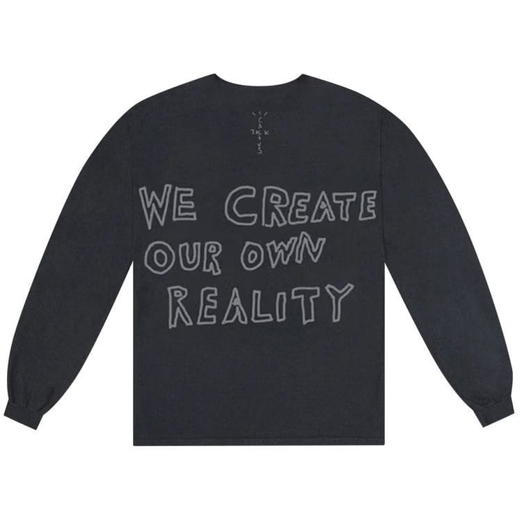 Cactus Jack by Travis Scott JACKBOYS Shatter Long-Sleeve T-Shirt Black
