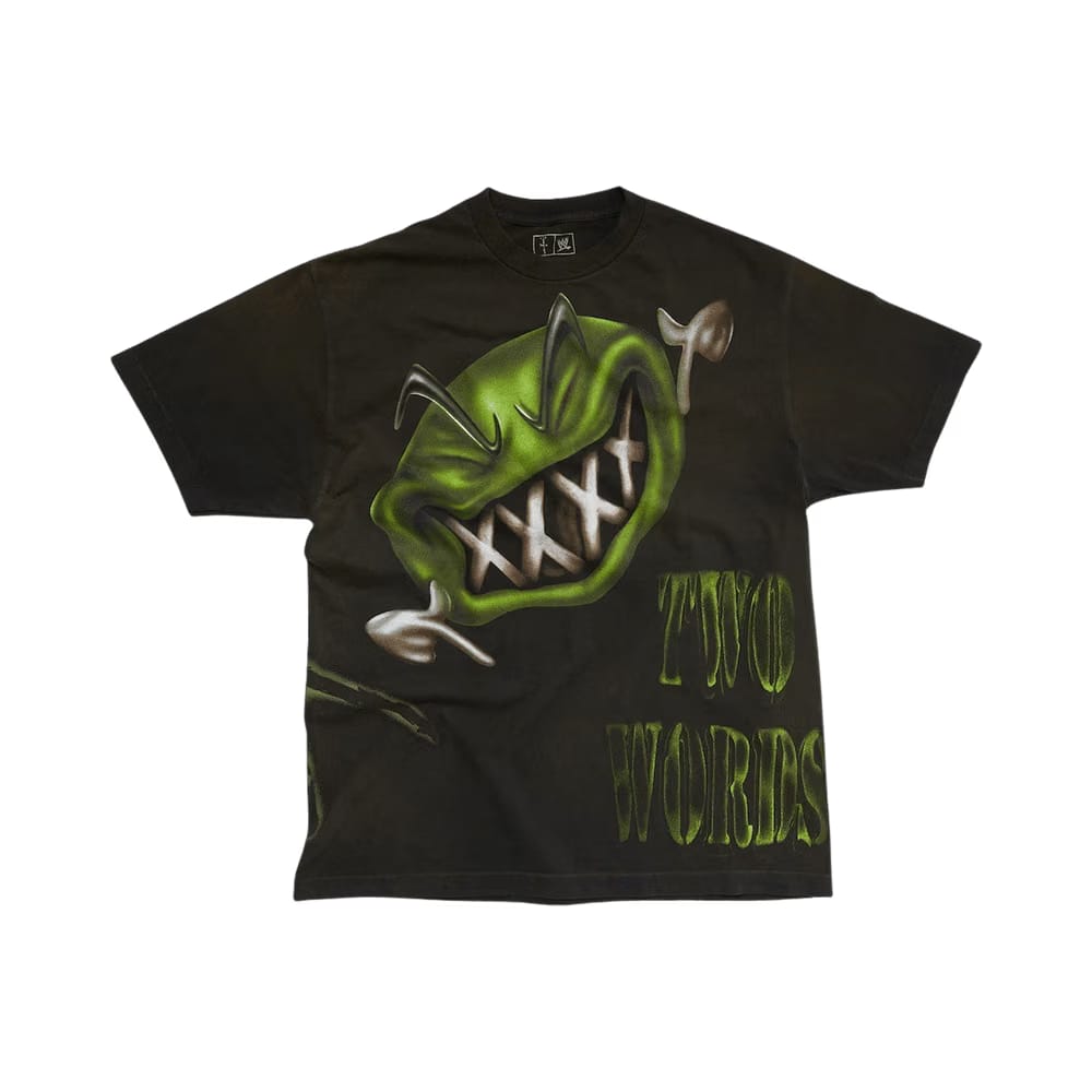 Cactus Jack by Travis Scott x WWE Two Words T-Shirt DX Black