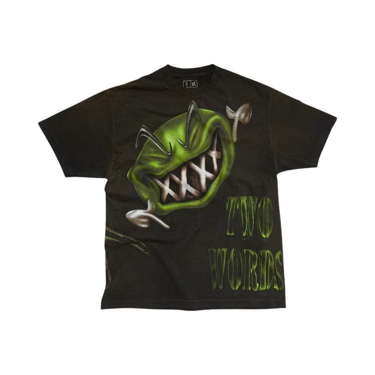 Cactus Jack by Travis Scott x WWE Two Words T-Shirt DX Black