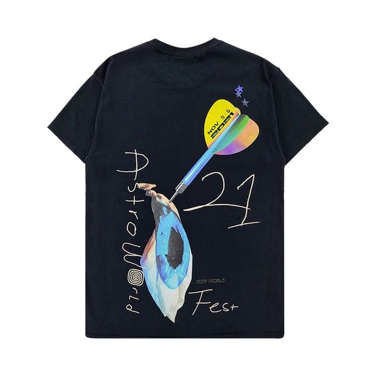 Cactus Jack by Travis Scott Dart T-Shirt Black