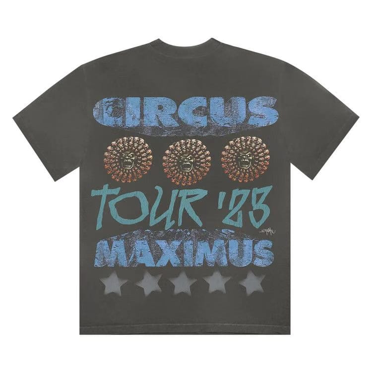 Cactus Jack by Travis Scott Utopia Is In Los Angeles T-Shirt Grey