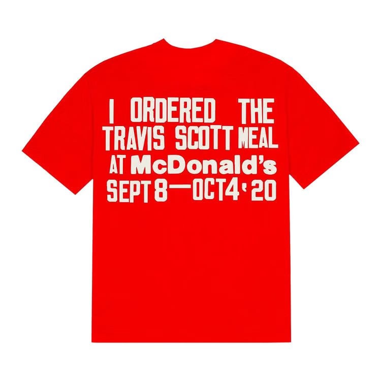 Cactus Jack by Travis Scott x Cactus Plant Flea Market Burger Mouth T-Shirt Red