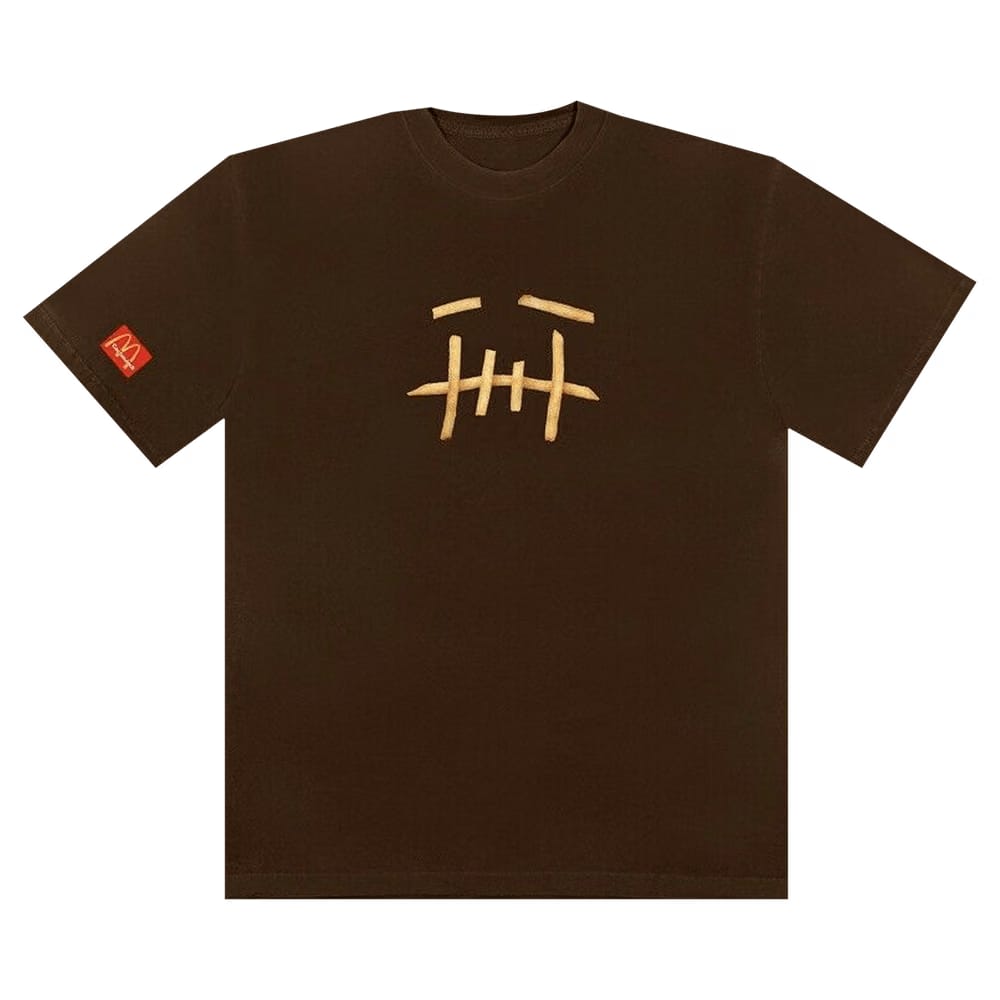 Cactus Jack by Travis Scott x McDonald's Fry T-Shirt II Brown