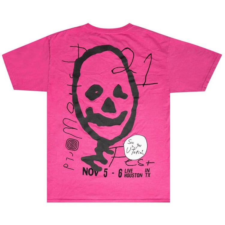 Cactus Jack by Travis Scott Other Side T-Shirt Pink