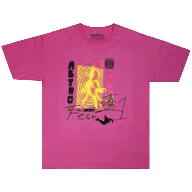 Cactus Jack by Travis Scott Other Side T-Shirt Pink