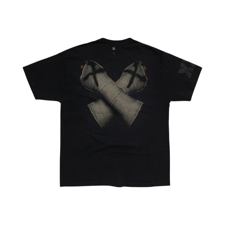 Cactus Jack by Travis Scott x WWE Straight Edge T-Shirt CM Punk Black
