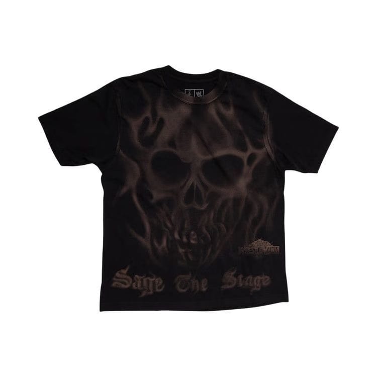 Cactus Jack by Travis Scott x WWE Sage The Stage T-Shirt Black